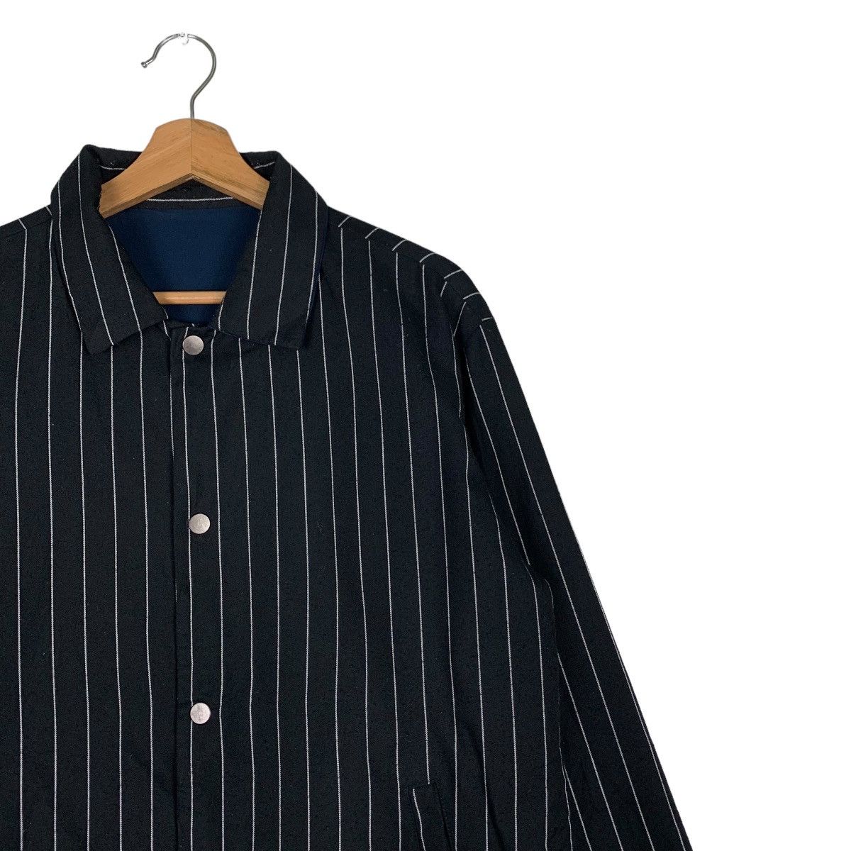 Takeo Kikuchi TAKEO KIKUCHI Hickory Stripe Reversible Jacket #0881-C39 Size US M / EU 48-50 / 2 - 5 Thumbnail