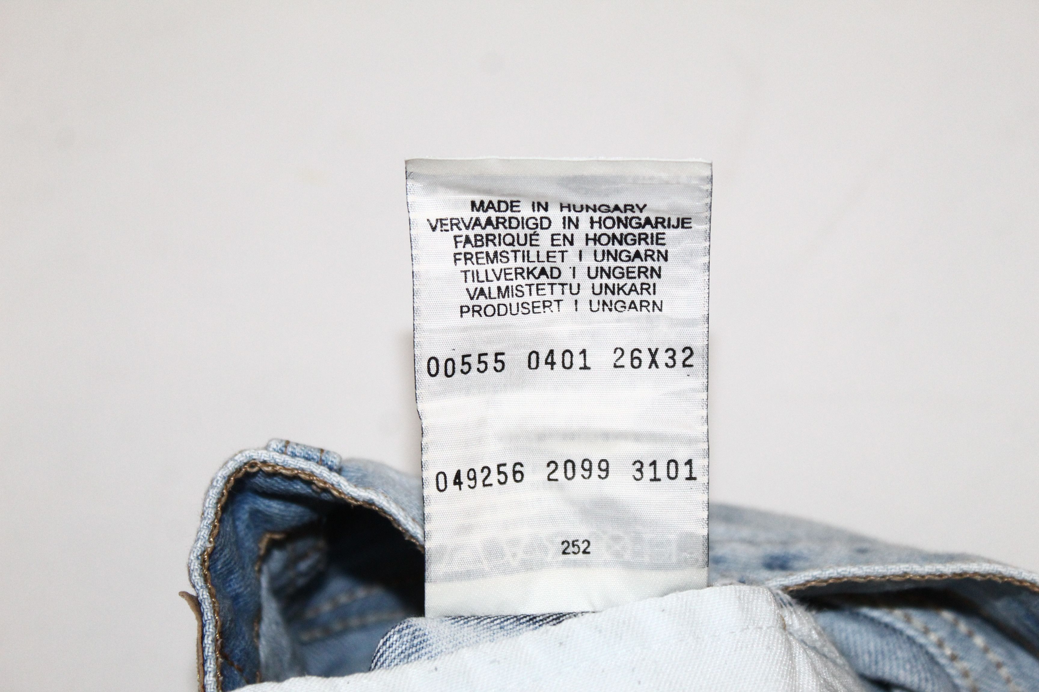 Levi's Levi's 555 04 High Waist Acid Wash Bootcut Jeans Size US 26 / EU 42 - 9 Thumbnail
