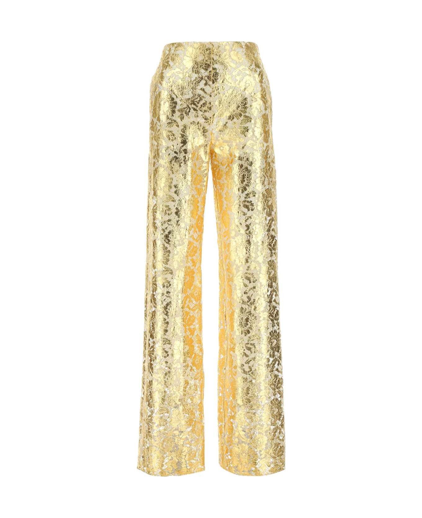 Valentino o1y0326 Sweatpant in Gold Size 25" / US 0 / IT 36 - 1 Thumbnail
