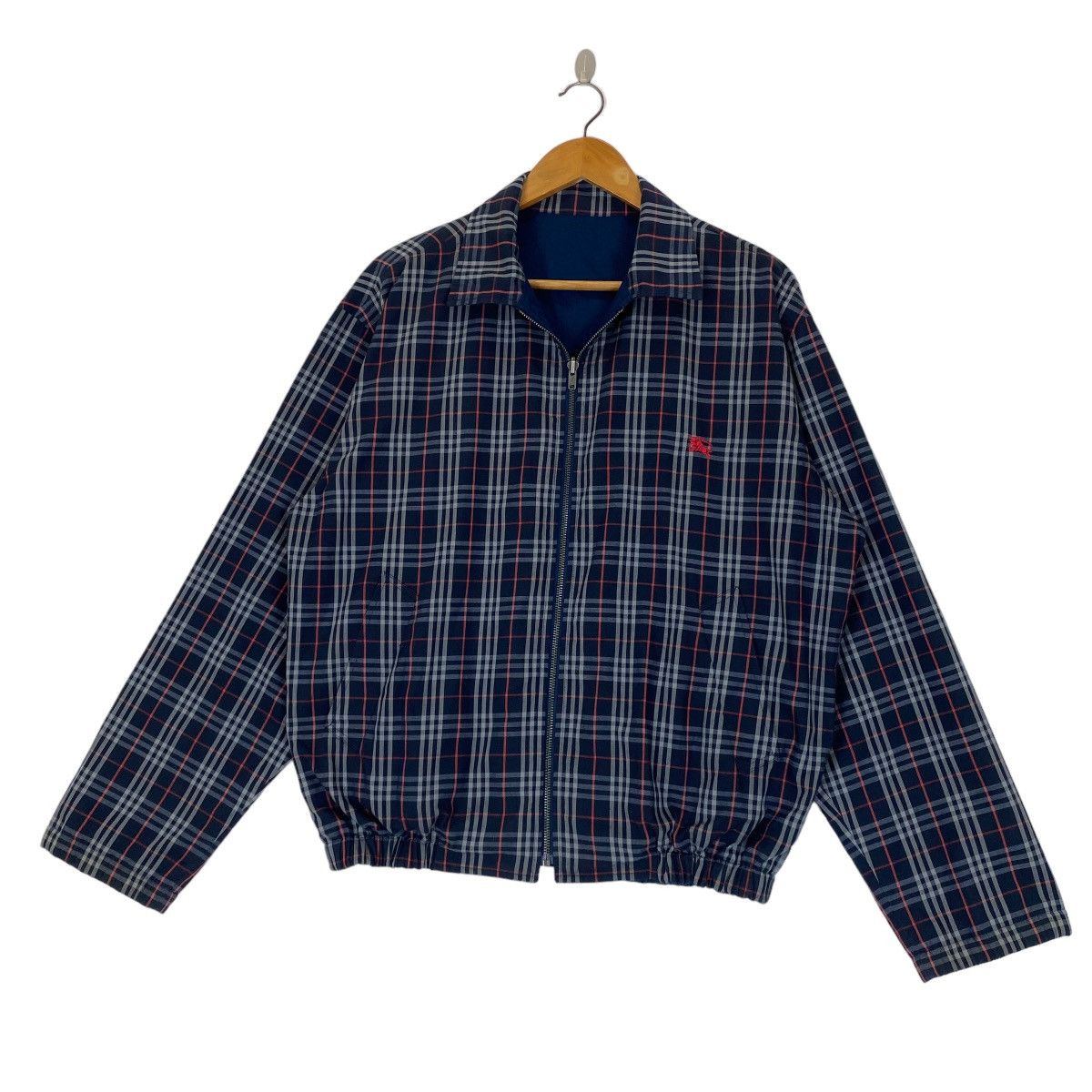Burberry ✨Burberrys reversible blue nova check Made in England Size US M / EU 48-50 / 2 - 3 Thumbnail