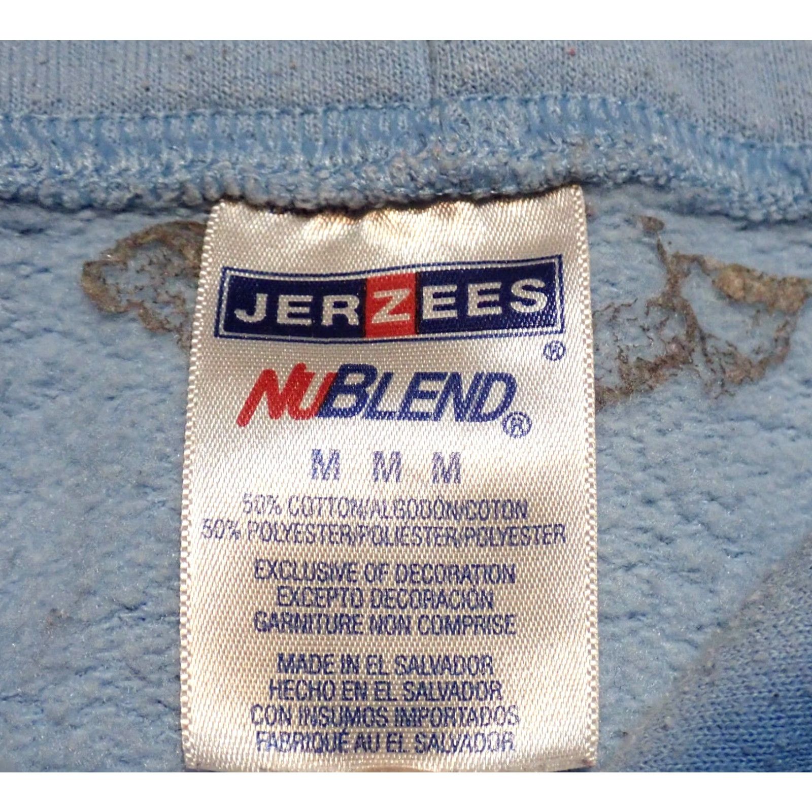 Jerzees VINTAGE Jerzees Hoodie Mens Adult M Blue Freddie Mercury Cats Print Hoodie Size US M / EU 48-50 / 2 - 3 Thumbnail