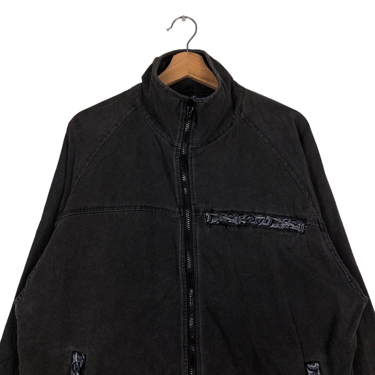 Hysteric Glamour 🔥Vintage Chore Biker Jacket Hang Ten Japan Cargo Pocket Size US M / EU 48-50 / 2 - 3 Thumbnail