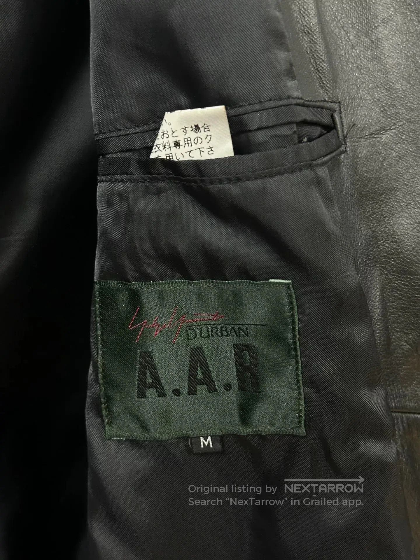Yohji Yamamoto Yohji Yamamoto Black Leather Jacket. Size US M / EU 48-50 / 2 - 8 Thumbnail