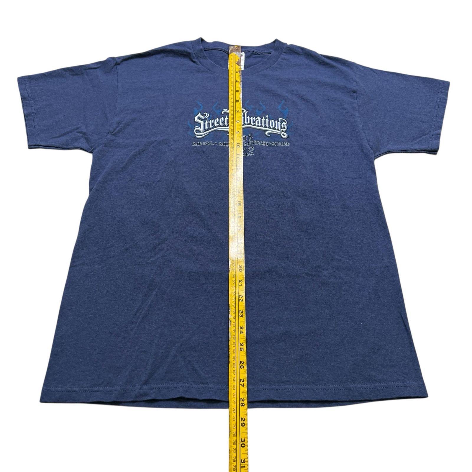 Fruit Of The Loom Street Vibrations Reno Nevada 2005 T-Shirt Men’s L Flames Size US L / EU 52-54 / 3 - 6 Thumbnail