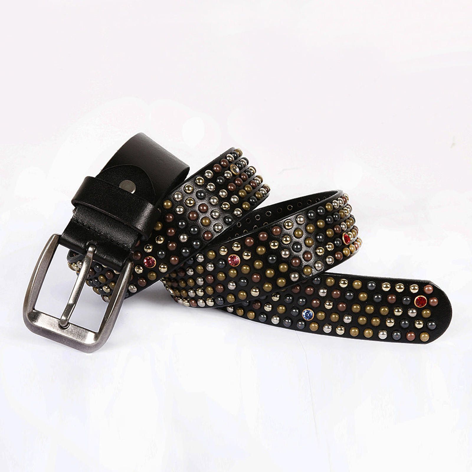 Other Strawberry Diamond Cowhide Leather Belt Size ONE SIZE - 1 Thumbnail