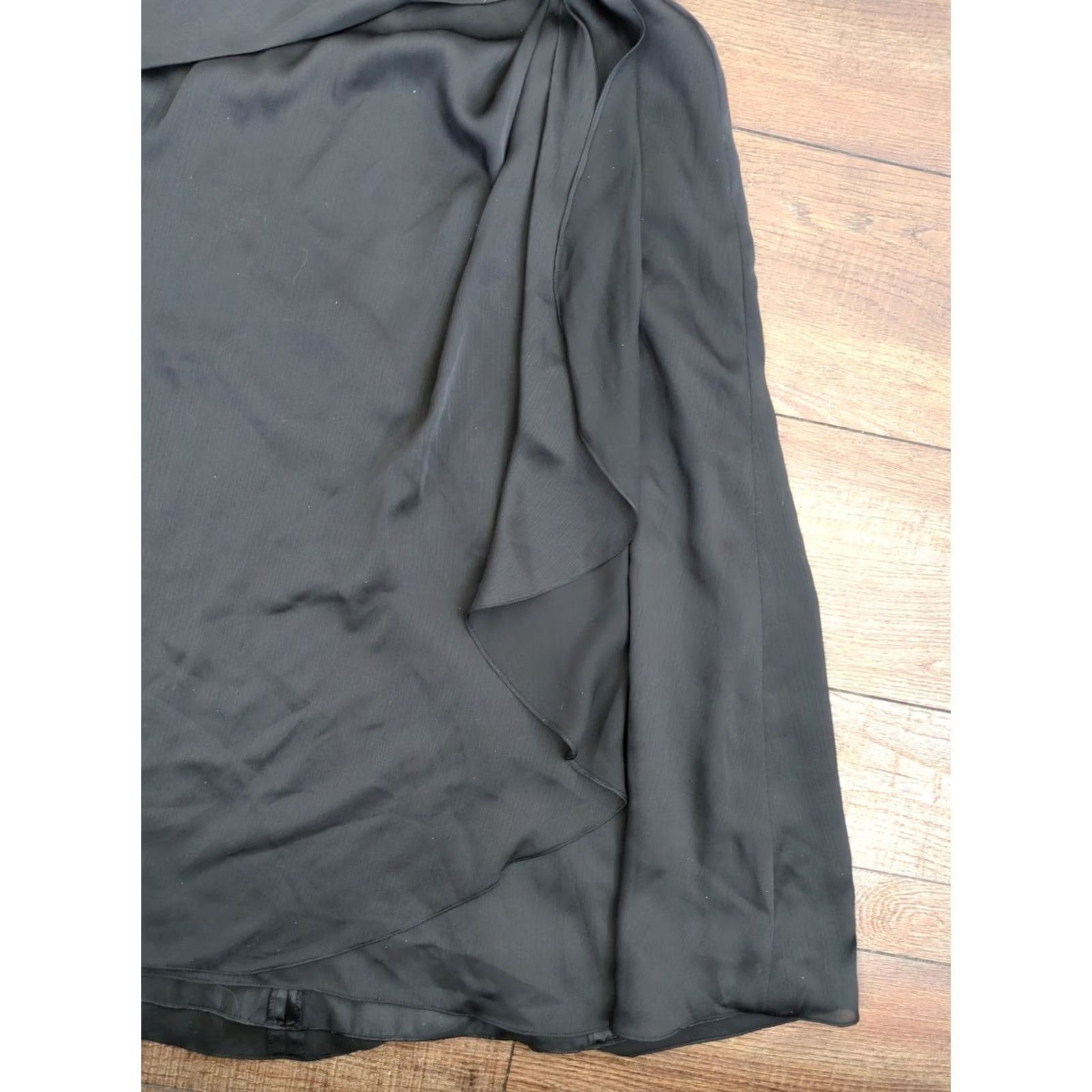 Vintage BELSOIE Black Strapless Formal Dress SZ US 8 Women’s Fully Lined 100% Polyester Prom Size M / US 6-8 / IT 42-44 - 2 Thumbnail