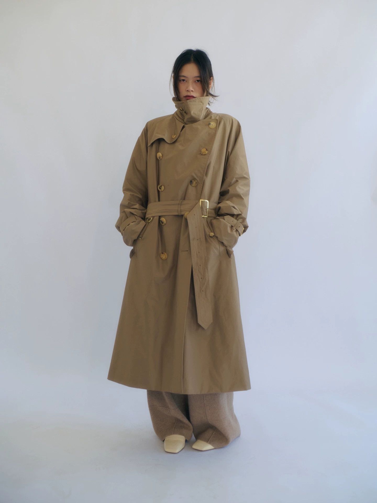 Other COHERENCE Men's ALT Trench Coat XL Made in Japan Size US XL / EU 56 / 4 - 1 Thumbnail