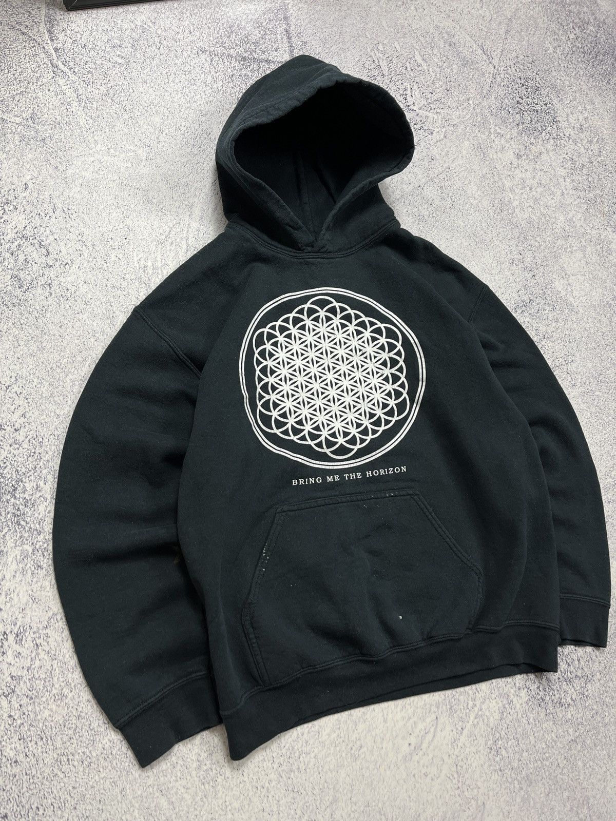 Band Tees × Vintage Vintage 00s Bring Me The Horizon Rock Band Hoodie Tour Rare Size US M / EU 48-50 / 2 - 5 Thumbnail