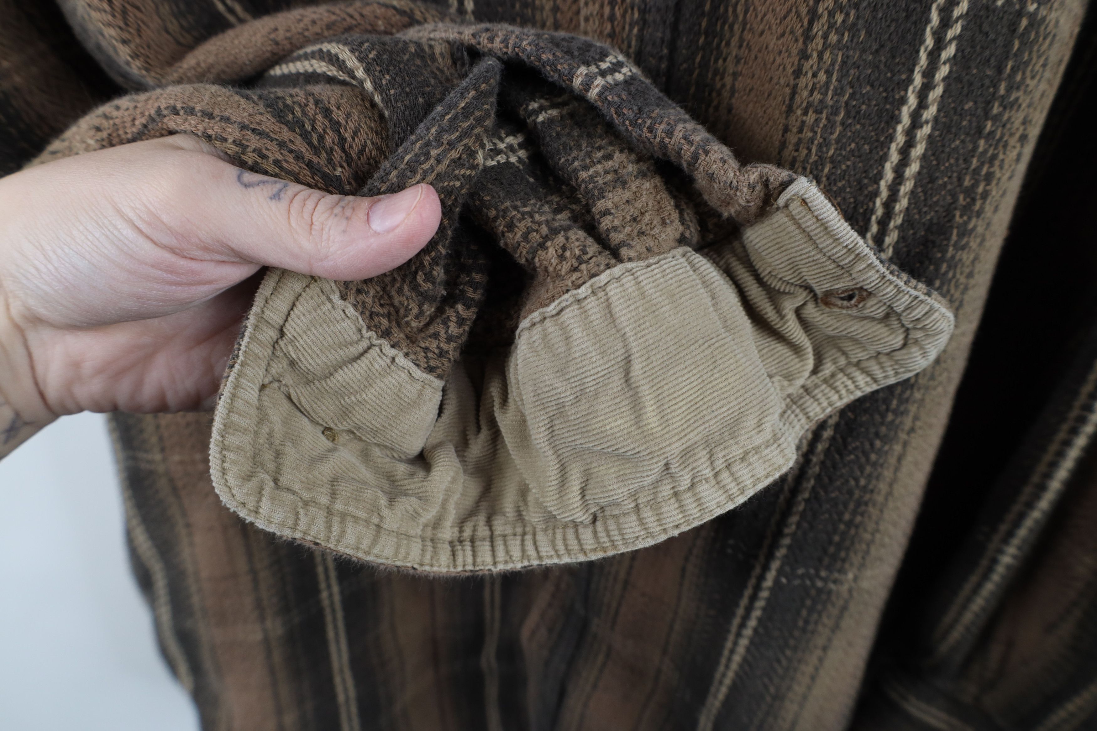 Vintage Vintage 90s Y2K Streetwear Baggy Flannel Button Shirt Plaid Size US L / EU 52-54 / 3 - 6 Thumbnail