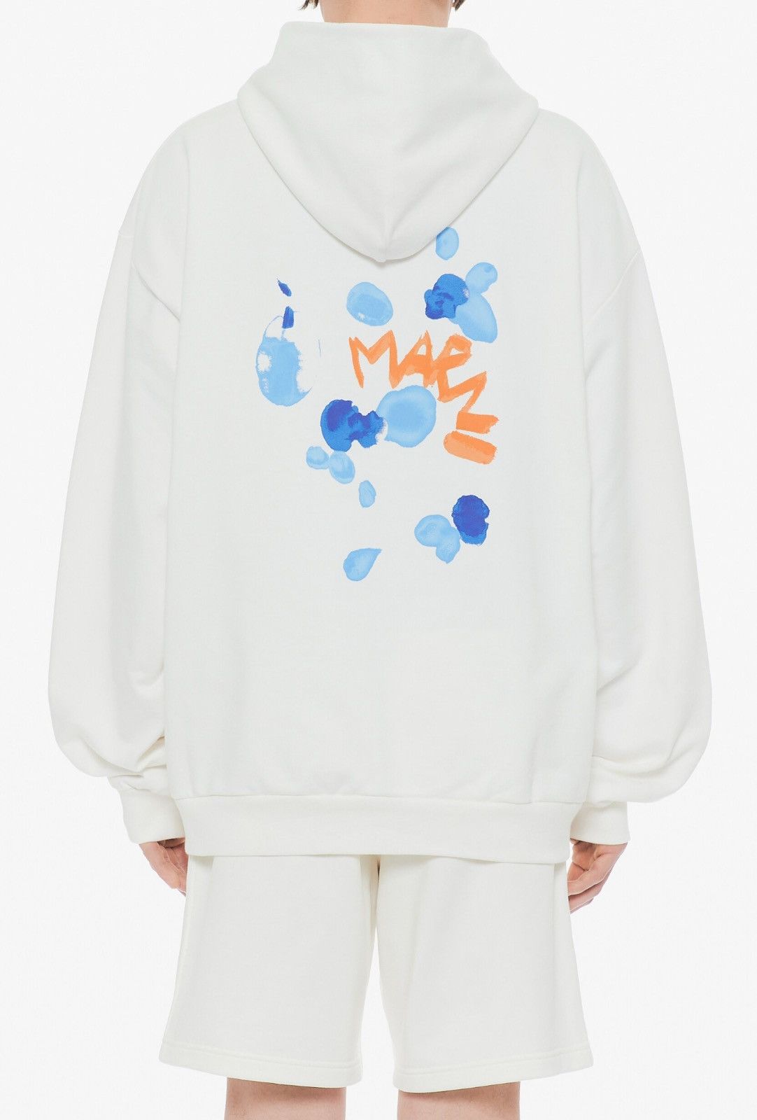 Marni Last Size Marni Logo Graphic Printed Cotton Hoodie Size US XL / EU 56 / 4 - 7 Thumbnail