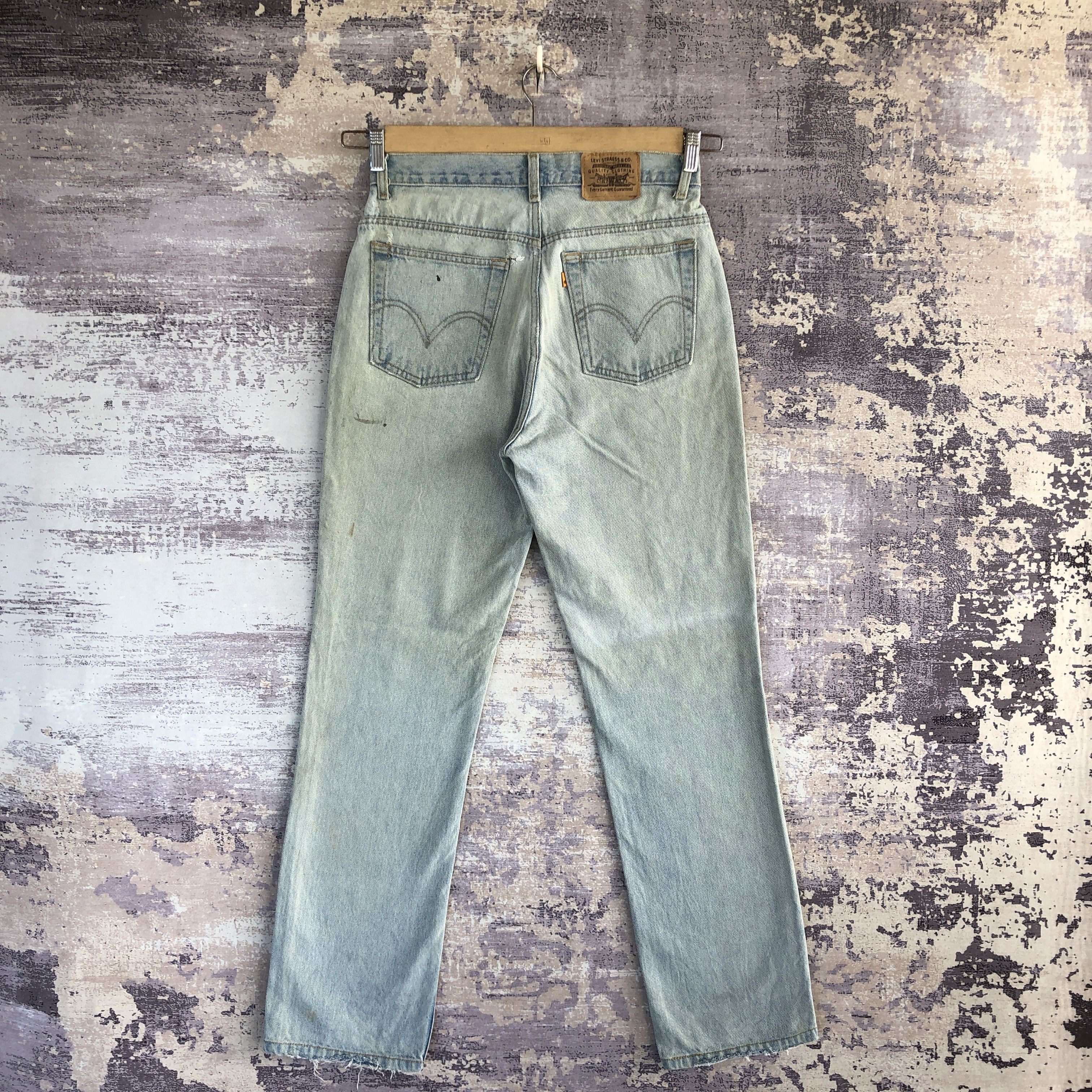 Levi's Vintage Levis Faded Wash Jeans Levi's Wash Orange Tab Denim Size US 28 / EU 44 - 2 Thumbnail
