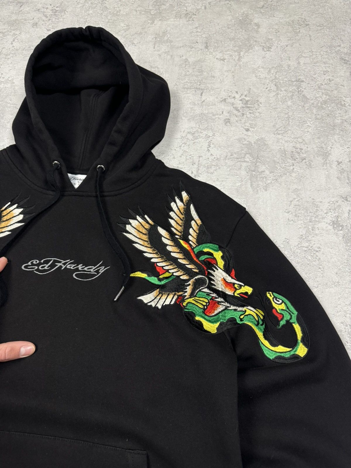Ed Hardy Ed Hardy Snake Eagle Flight Hoodie Size M Size US M / EU 48-50 / 2 - 7 Thumbnail