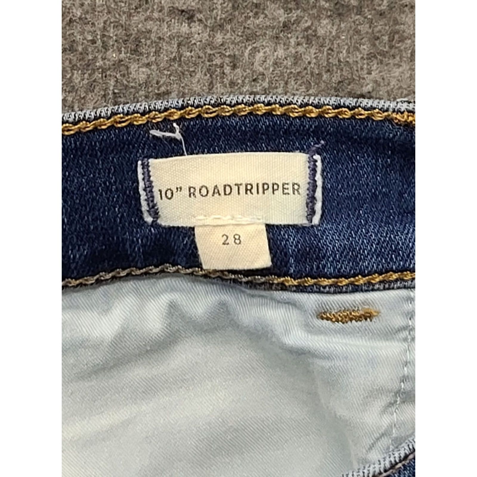 Madewell Madewell Jeans Women’s Regular 29x27 High Rise Roadtripper Distressed Denim Blue 5-Pocket City Comfort Stretch Women Size 29" - 3 Thumbnail