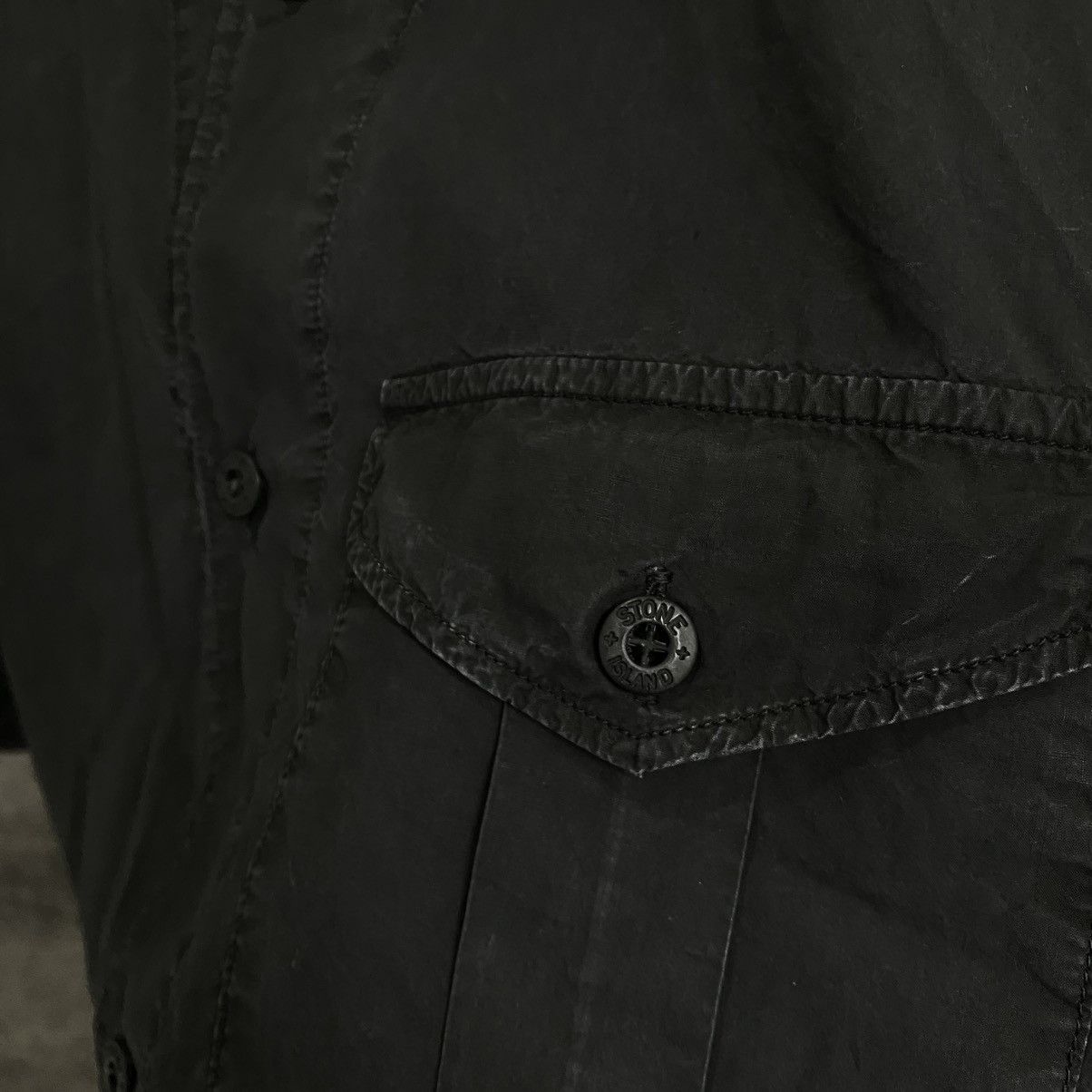 Stone Island Vintage Stone Island Black Shirt Size US L / EU 52-54 / 3 - 5 Thumbnail