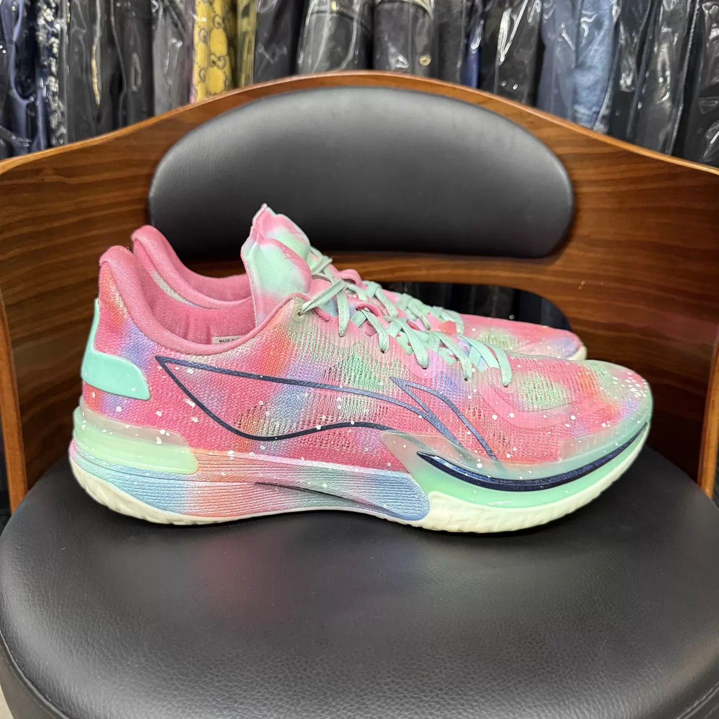 Li-Ning LiNing Gamma Sweet Universe Carbon Bèng Fluo Pink Size US 13 / EU 46 - 4 Thumbnail