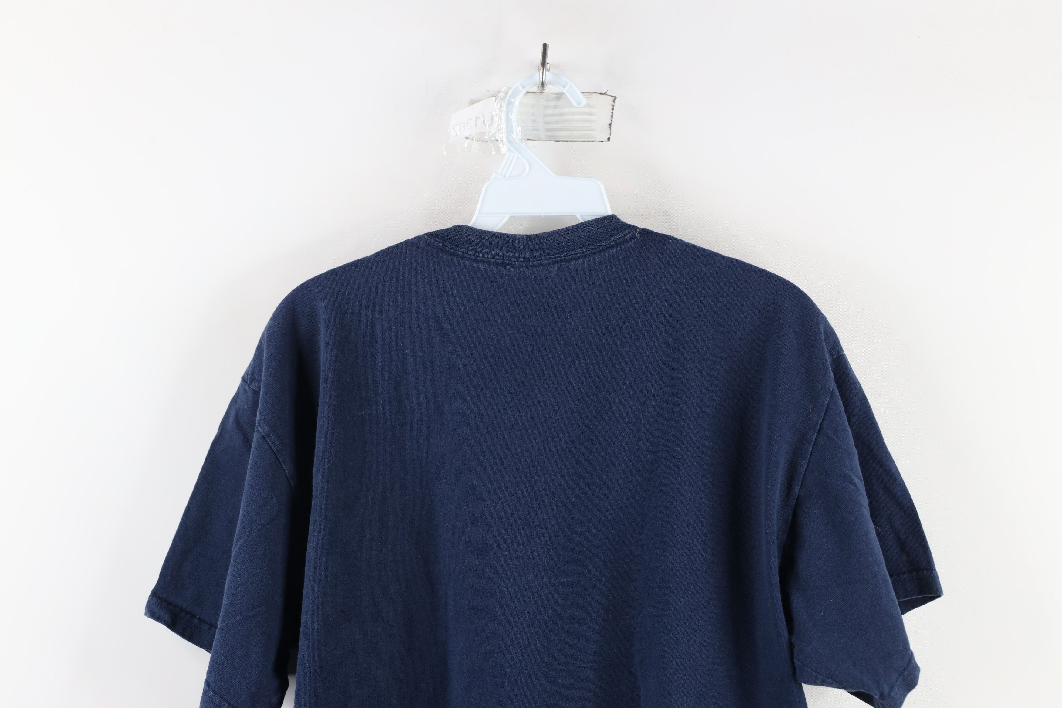 Vintage Vintage Spell Out University of Michigan T-Shirt Blue Size US L / EU 52-54 / 3 - 11 Thumbnail