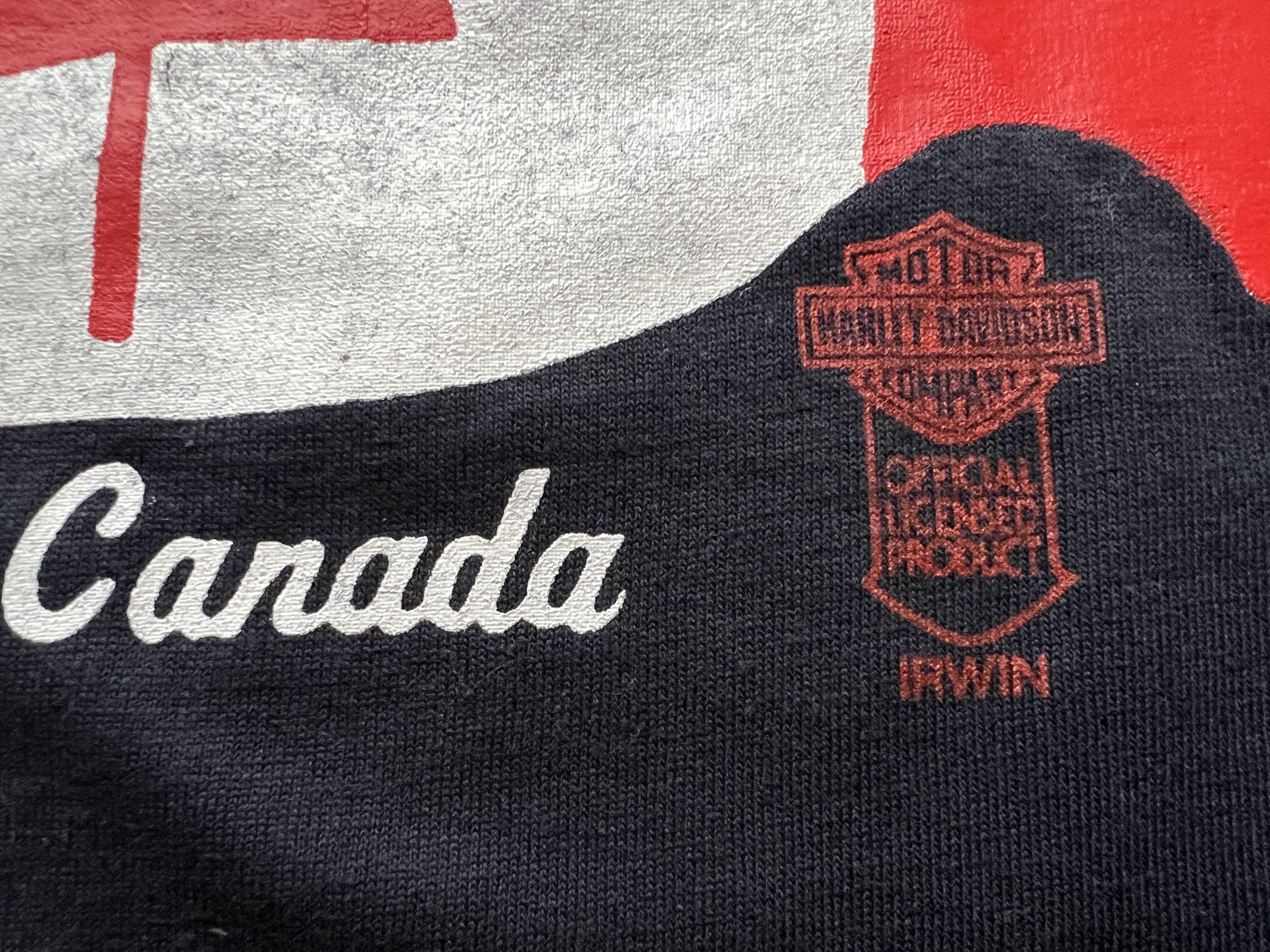 Harley Davidson VINTAGE Y2K HARLEY DAVIDSON CANADA T-SHIRT LICENSED PRODUCT Size US XL / EU 56 / 4 - 4 Thumbnail