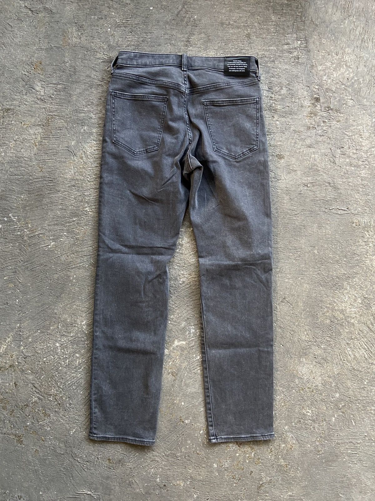 GU × Undercover SS24 GUxUNDERCOVER - Destressed Slim Fit Strech Jeans Pants Size US 31 - 10 Thumbnail