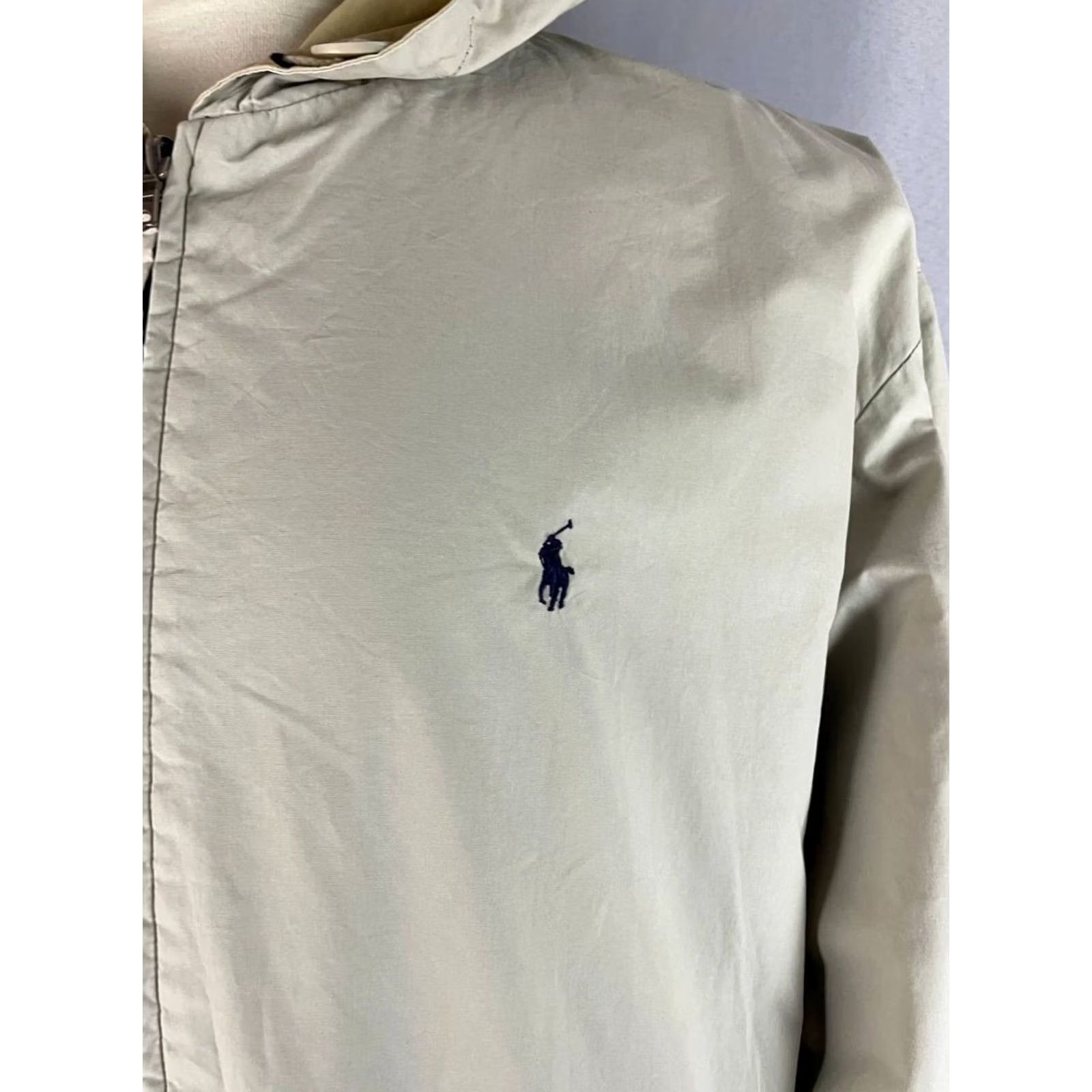 Polo Ralph Lauren Polo Ralph Lauren Mens Jacket Long Sleeve Zip Bomber Cream Cotton Full Zip Regular Fit L Mens Pork? Size US L / EU 52-54 / 3 - 6 Thumbnail