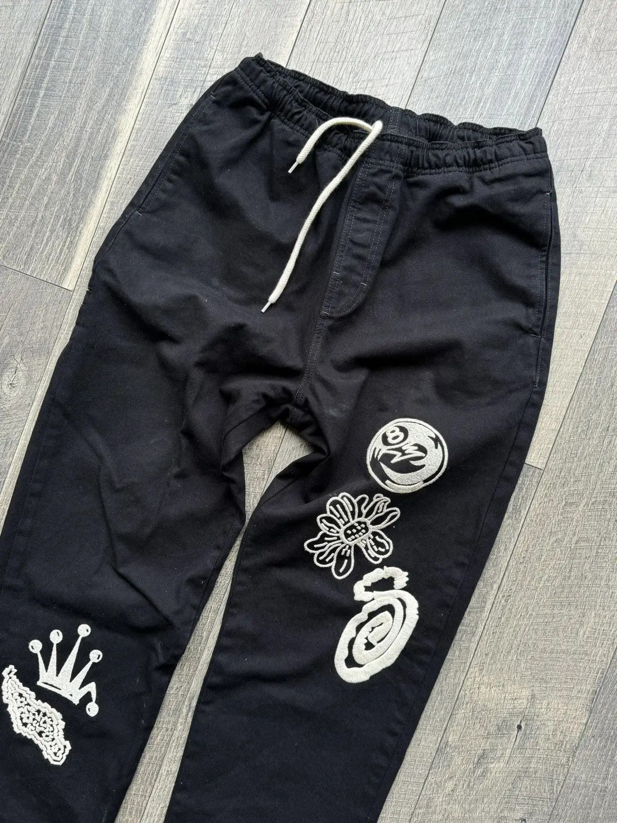 NOMA t.d × Stussy Stussy Noma Icon Beach Pant Washed Black Size US 30 / EU 46 - 3 Thumbnail