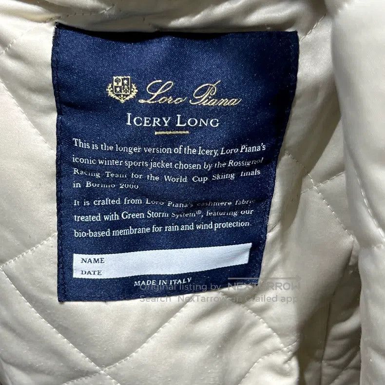 Loro Piana Loro Piana Long Icery Oatmeal Cashmere Coat Size XS / US 0-2 / IT 36-38 - 5 Thumbnail