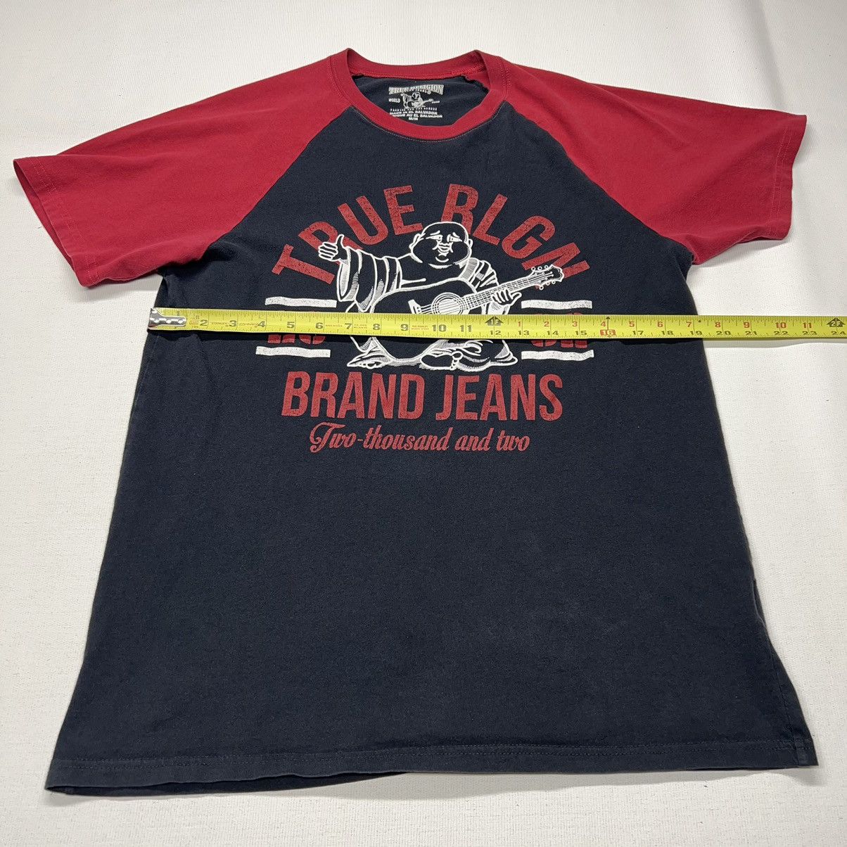 True Religion True Religion Tee Shirt Black Red Graphic Short Sleeve Jeans Size US M / EU 48-50 / 2 - 15 Thumbnail