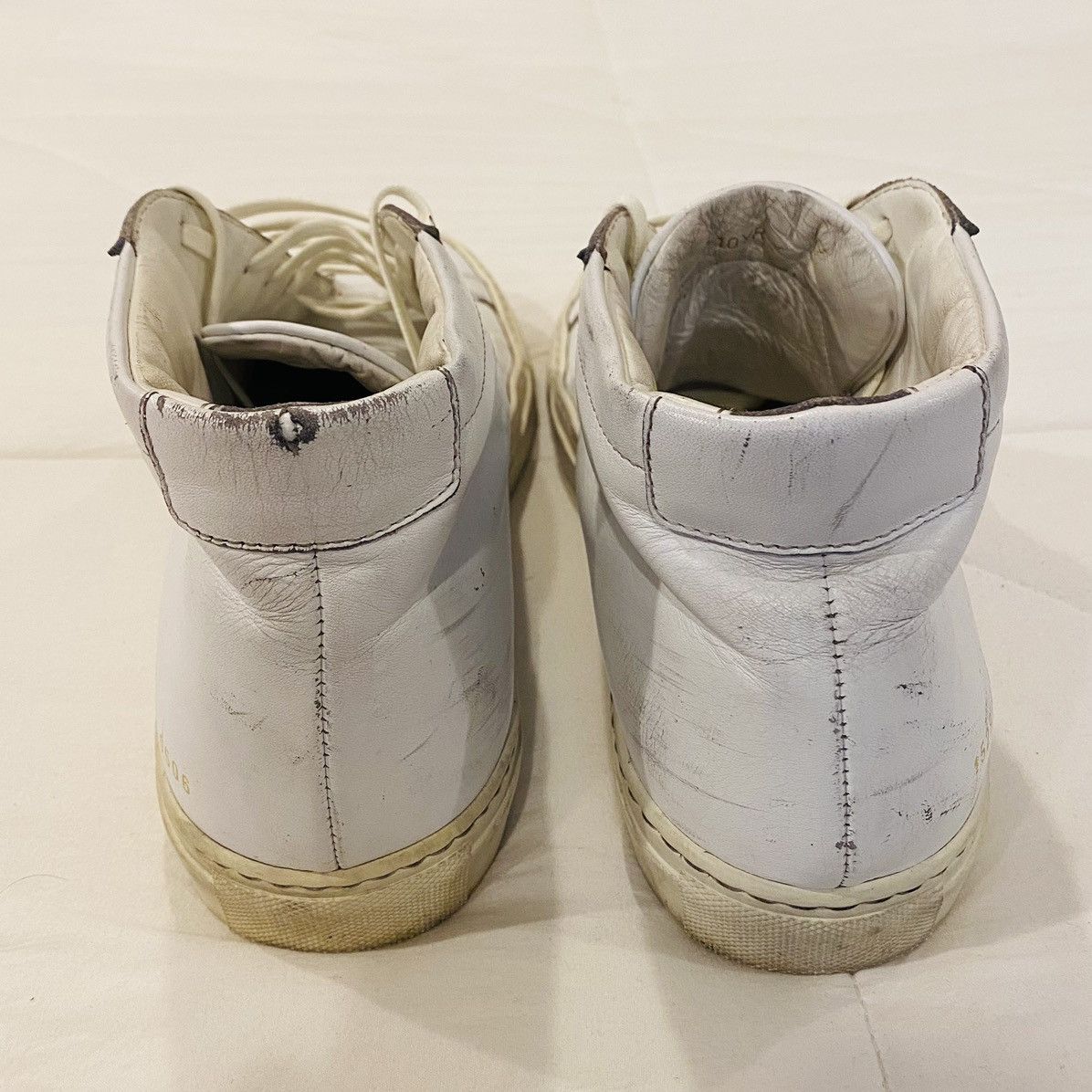 Common Projects Common Projects Italy Achilles Mid-Top White Shoes 41 EU Size US 8 / EU 41 - 5 Thumbnail