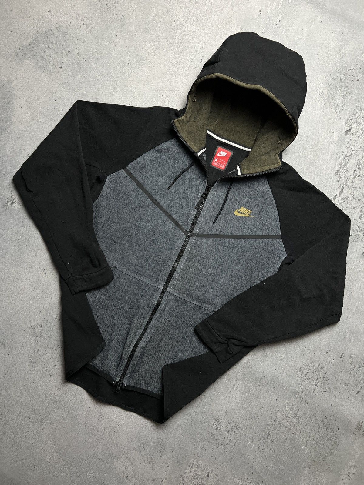 Jordan Brand Zip Up Hoodie Nike Tech Fleece Drill y2k Zipper Size US XL / EU 56 / 4 - 1 Thumbnail
