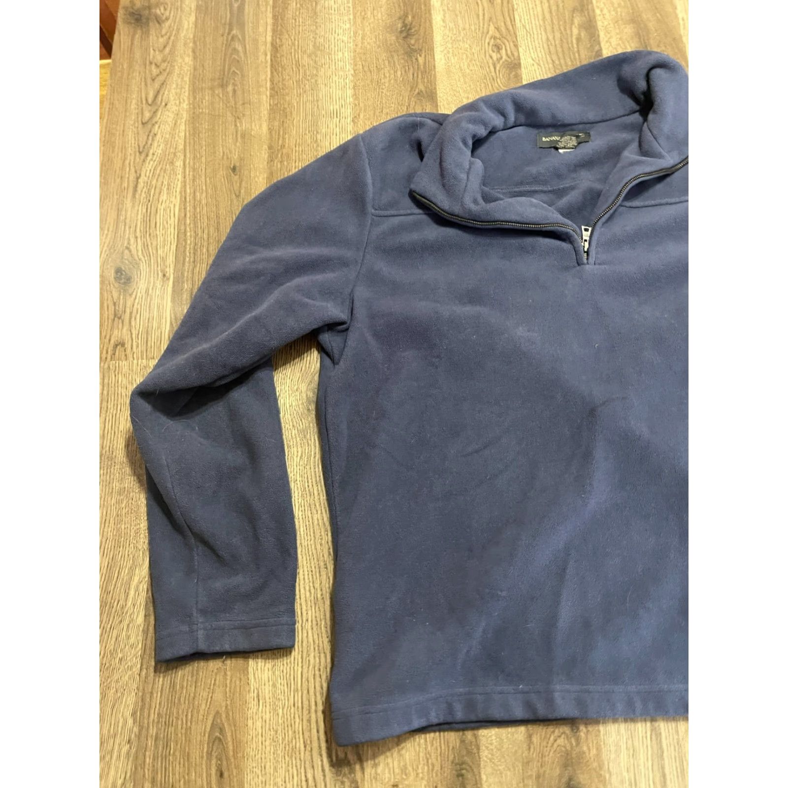 Banana Republic Banana Republic Sweater Men's Size Large Blue Pullover 1/4 Zip Up Fleece Size US L / EU 52-54 / 3 - 3 Thumbnail