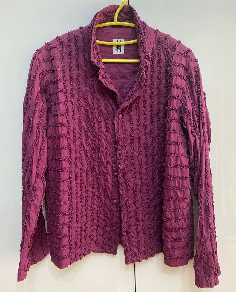 Issey Miyake issey miyake size:2 Rose red coat Size XXS / US 00 / IT 34 - 1 Thumbnail