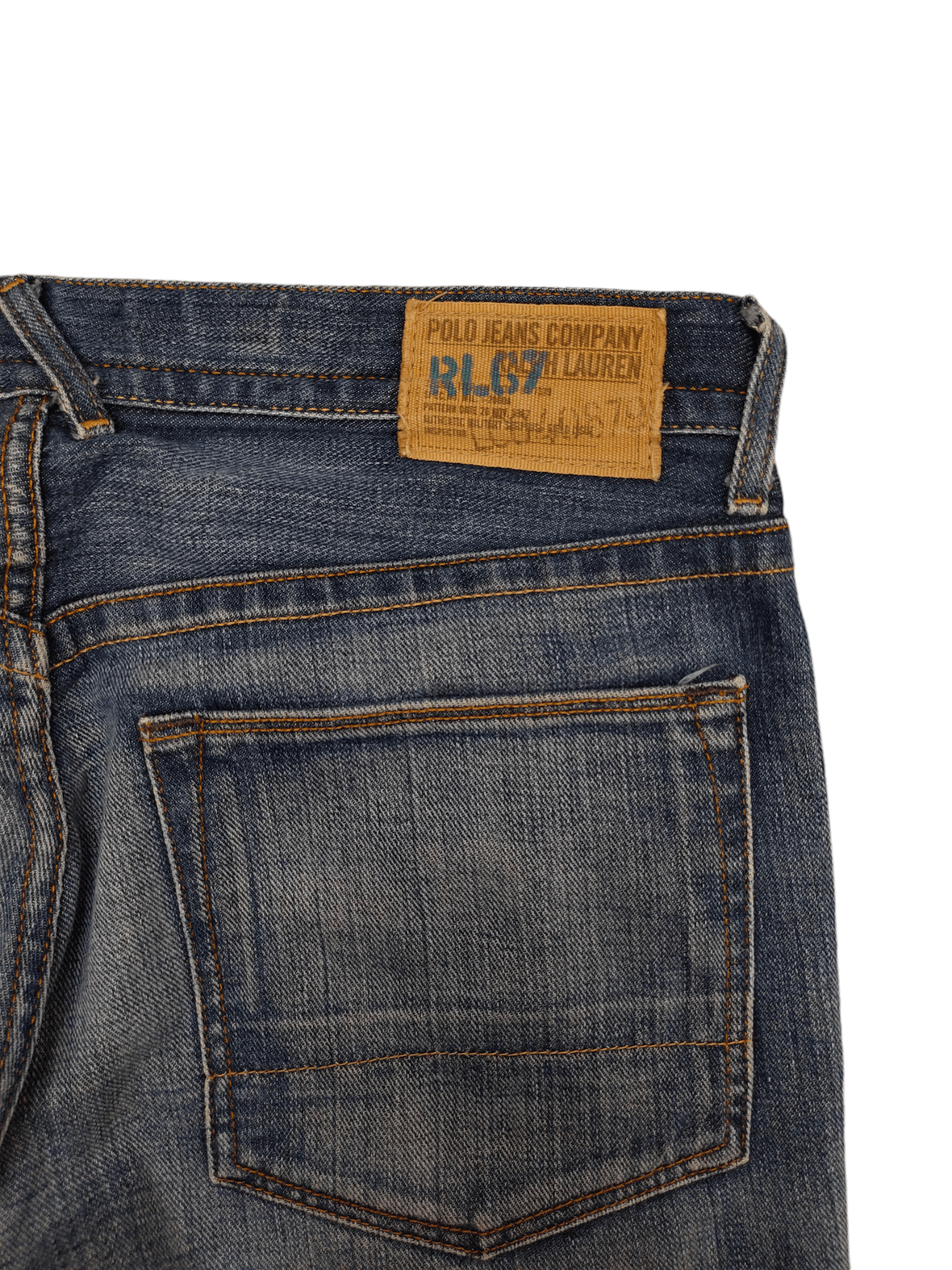 Polo Ralph Lauren Vintage Y2k Polo Ralph Lauren RL67 Five Pocket Denim Jeans Size US 33 - 13 Thumbnail