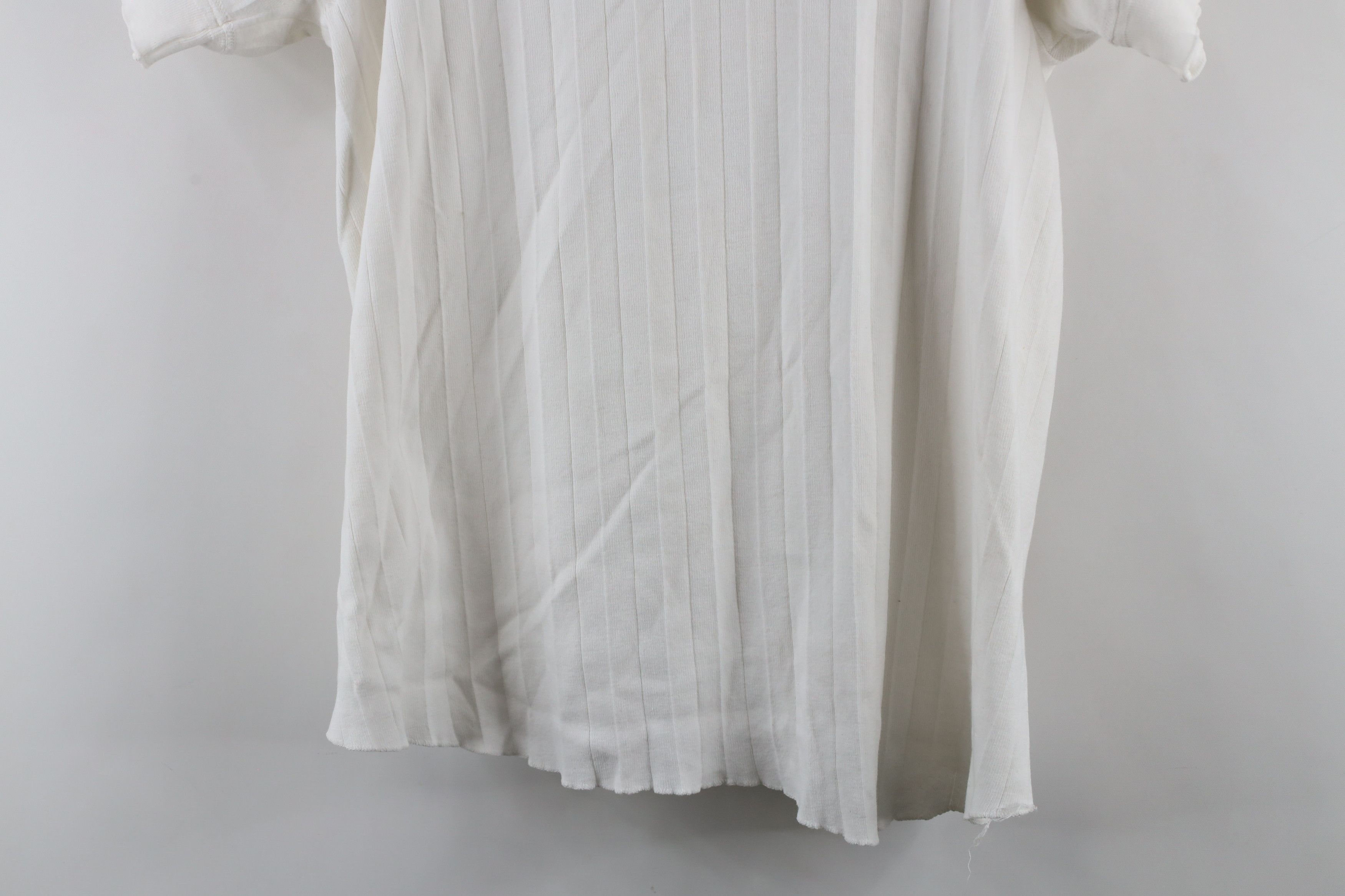 Vintage Vintage 60s 70s Streetwear Cotton Ribbed Knit T-Shirt USA Size US XL / EU 56 / 4 - 15 Thumbnail