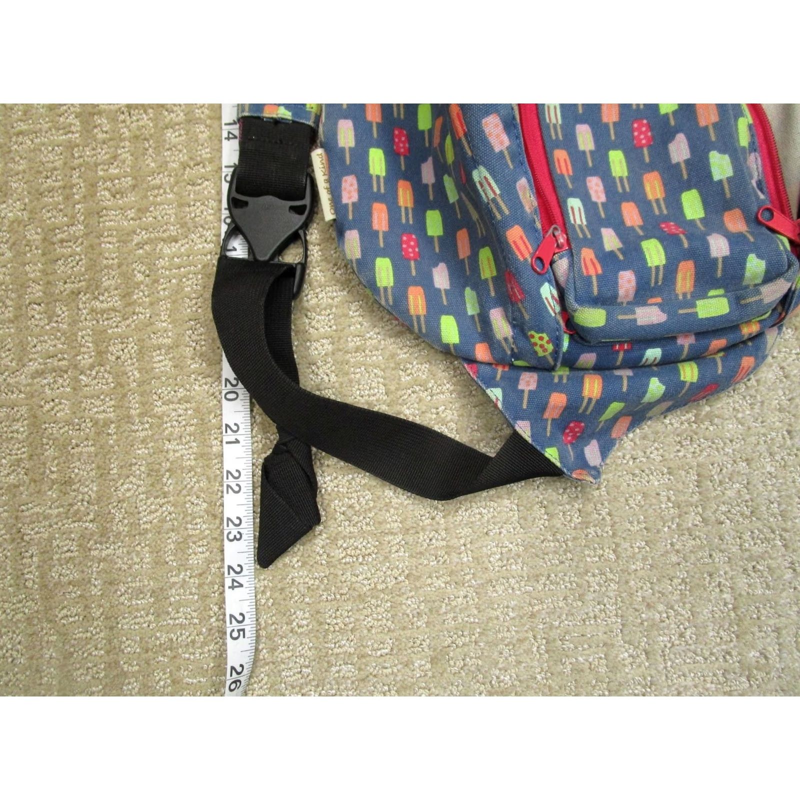 KAVU KAVU Rope Sling Bag Womens Medium Blue Popsicle Print Crossbody Backpack Size ONE SIZE - 8 Thumbnail