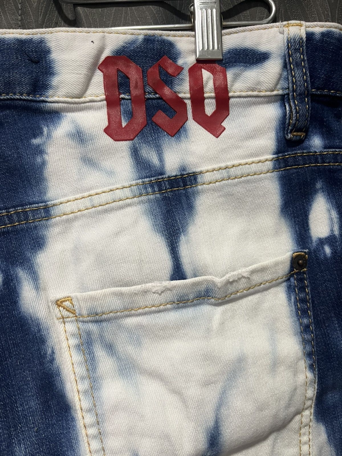 Dsquared2 DSquared2 Bleached Low Rise Skinny Jeans Size 28" / US 6 / IT 42 - 9 Thumbnail