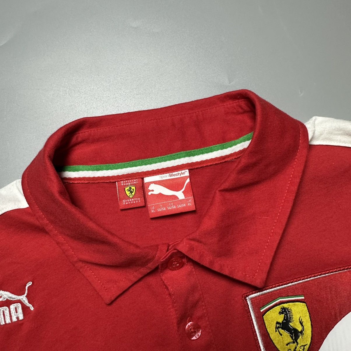 Puma PUMA Men's Sportwear Polo Scuderia Ferrari F1 Team 2013 Size US XL / EU 56 / 4 - 8 Thumbnail