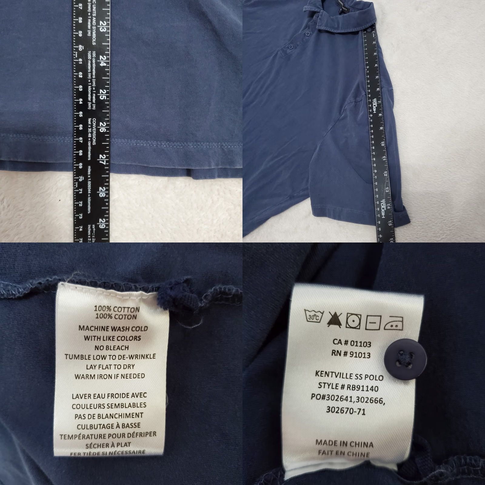 Vintage Robert Barakett Polo Shirt Men XXL Blue Kentville Short Sleeve Cotton Casual Size US XXL / EU 58 / 5 - 8 Thumbnail