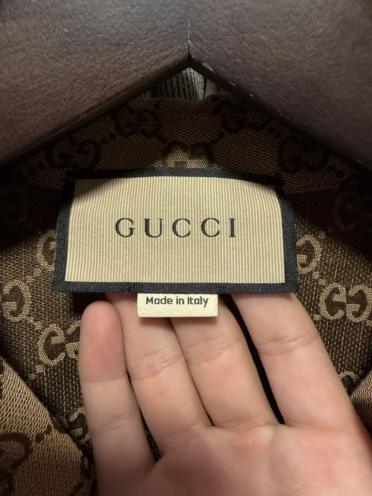 Gucci Gucci GG - Short Sleeve Button Up - Brown Size US M / EU 48-50 / 2 - 4 Thumbnail