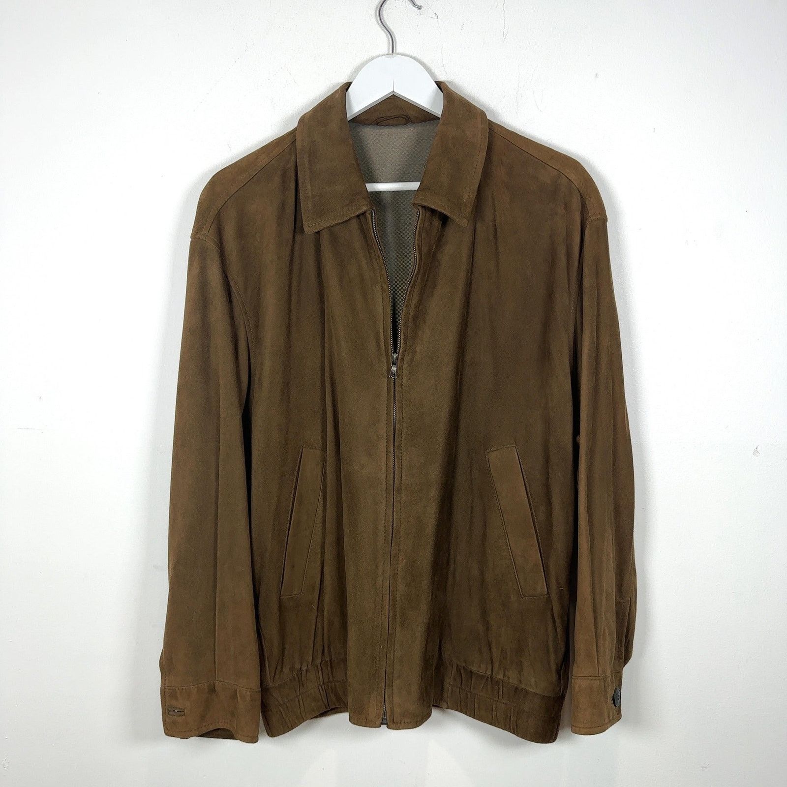 Z Zegna Zegna Suede Zip-Up Jacket Size US M / EU 48-50 / 2 - 1 Thumbnail