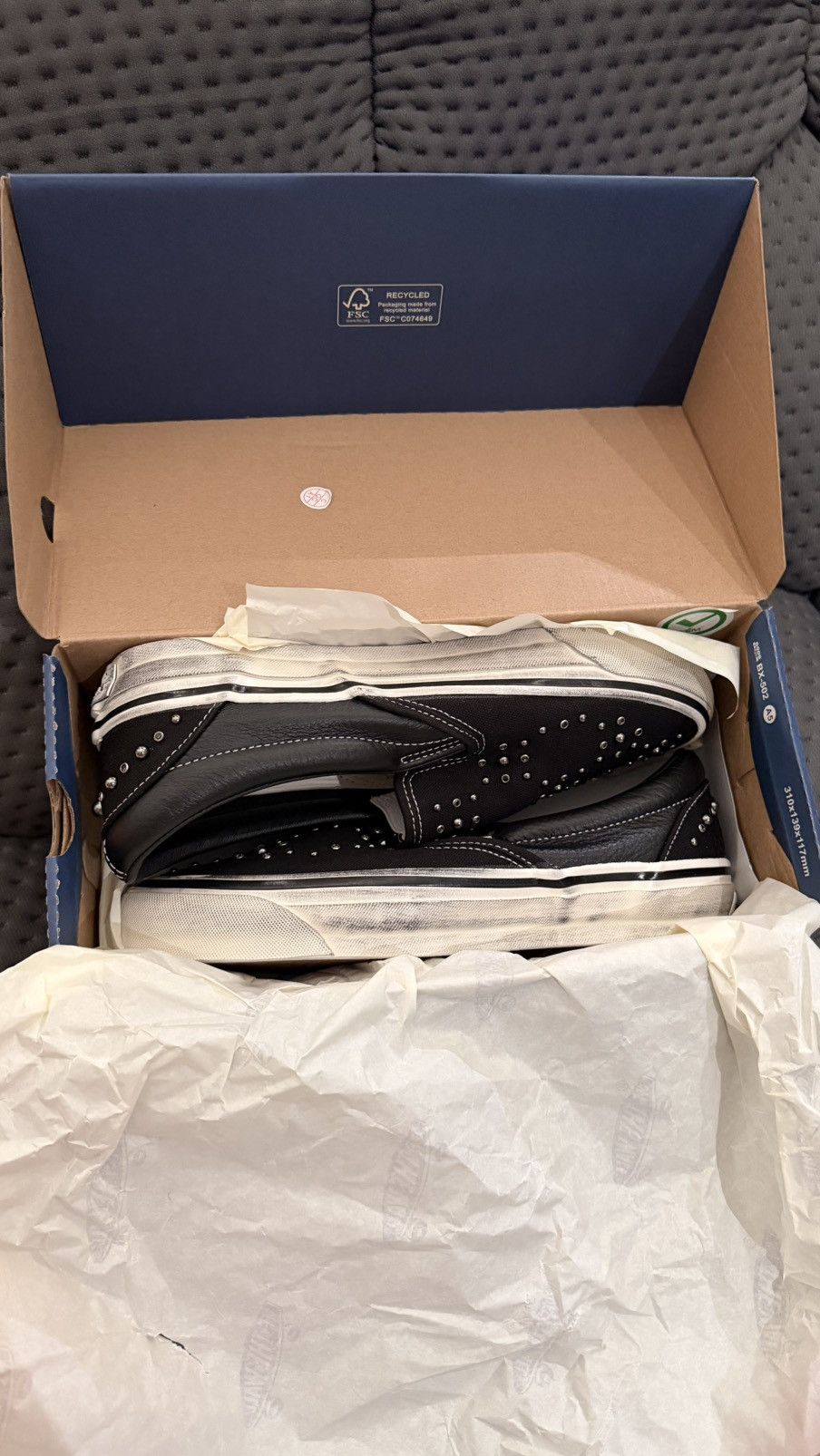 Vans Vans pearlized black slip ons Size US 8.5 / EU 41-42 - 5 Thumbnail