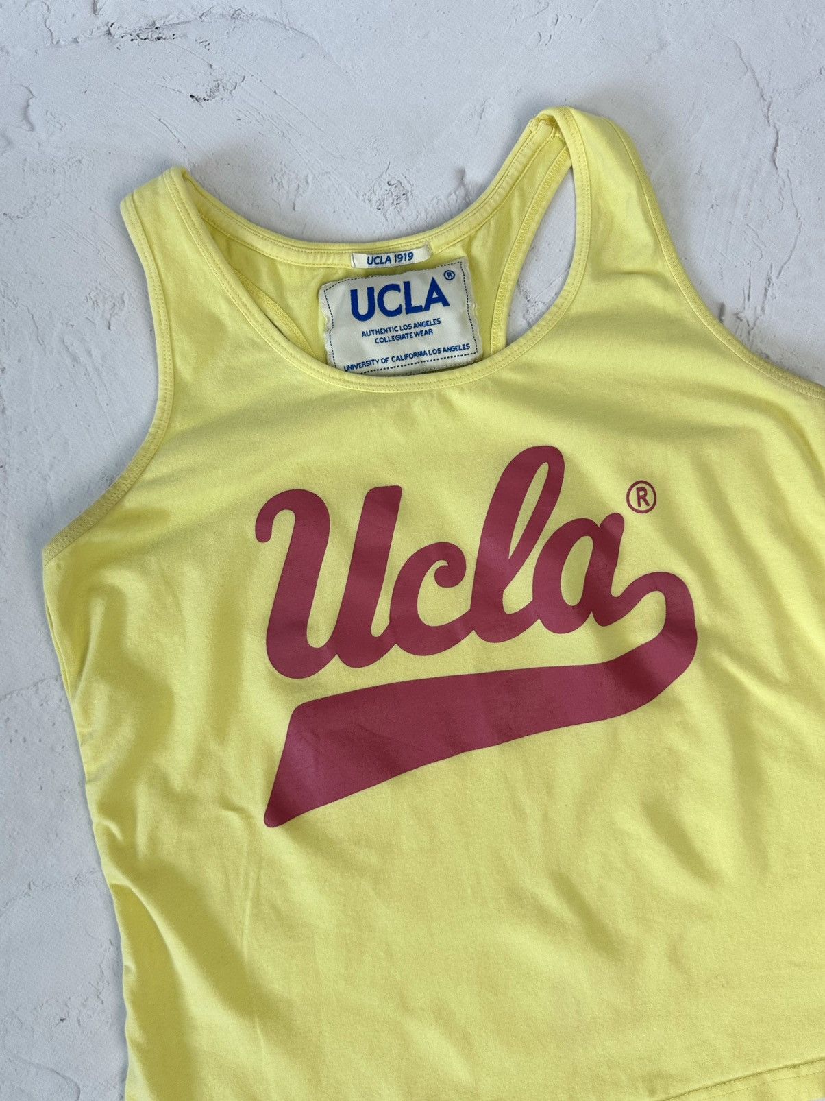Beauty Beast × If Six Was Nine × Vintage Vintage UCLA Printed Yellow Top Size XL / US 12-14 / IT 48-50 - 2 Thumbnail