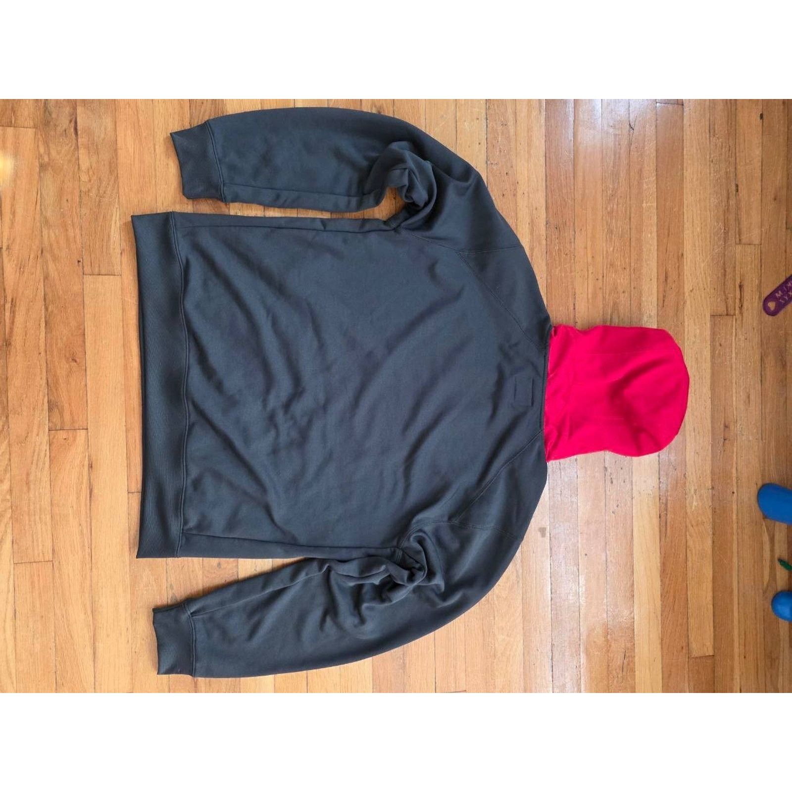 & Other Stories X-Grain "Pullover Hoodie Red/Black XL A001614 Size US XL / EU 56 / 4 - 8 Thumbnail