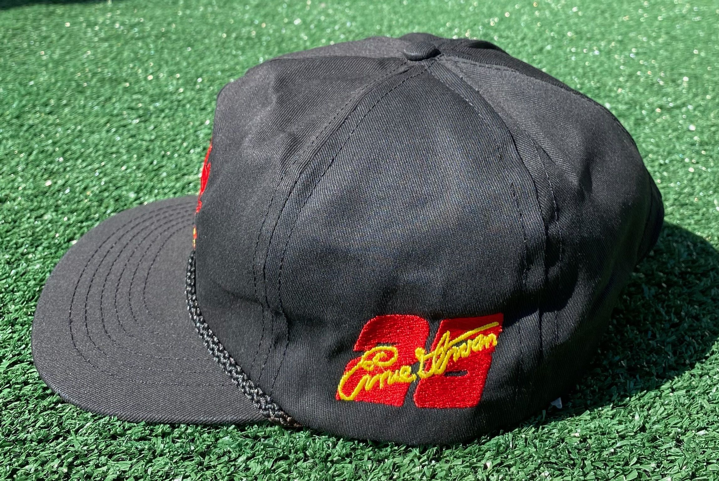 Vintage 90’s Mac Tools Racing Ernie Irvan Rope Snapback Hat Size ONE SIZE - 4 Thumbnail