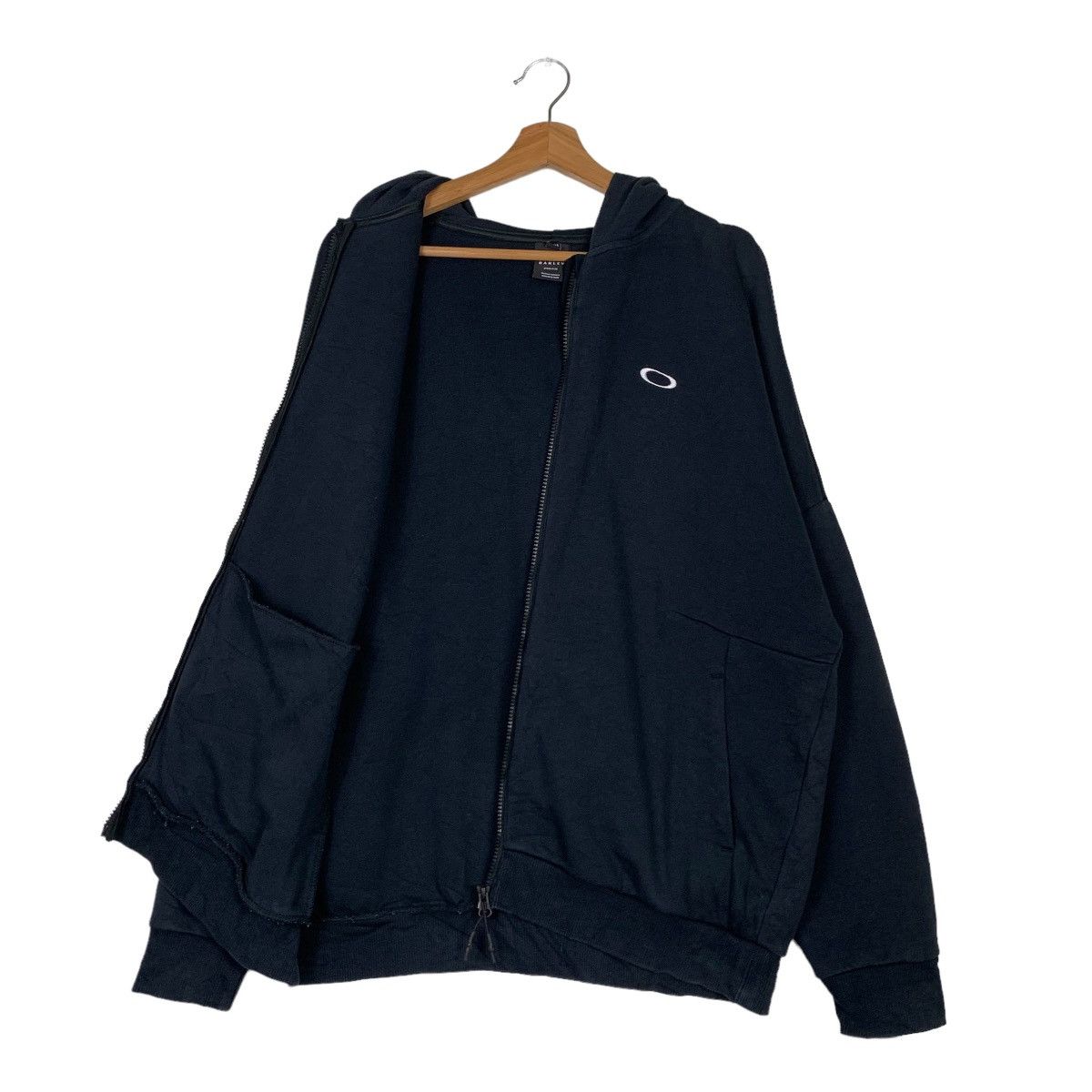 Oakley OAKLEY Embroidery Big Logo Zipper Hoodies #0255-C12 Size US M / EU 48-50 / 2 - 12 Thumbnail