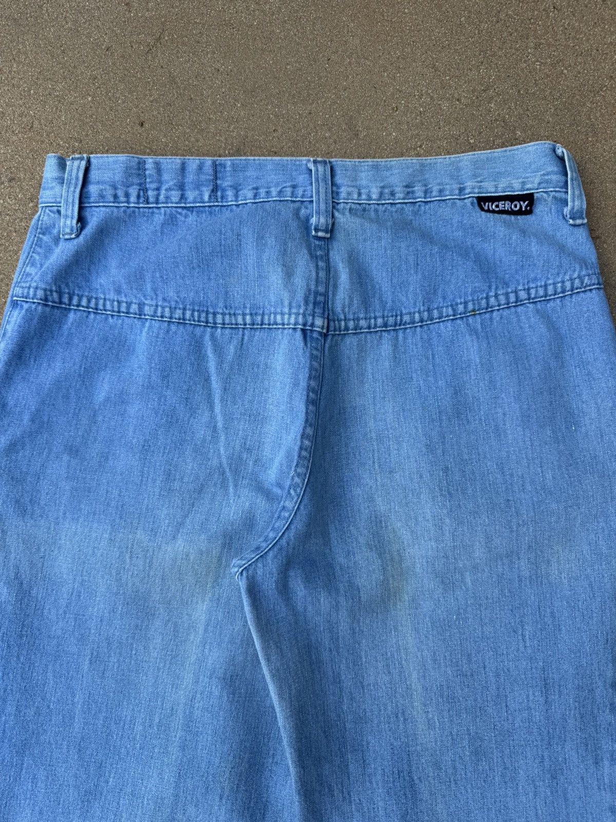Vintage Vtg 70’s Viceroy Faded Bellbottom Flare Hippie Pants 31x29 Size 31" - 7 Thumbnail