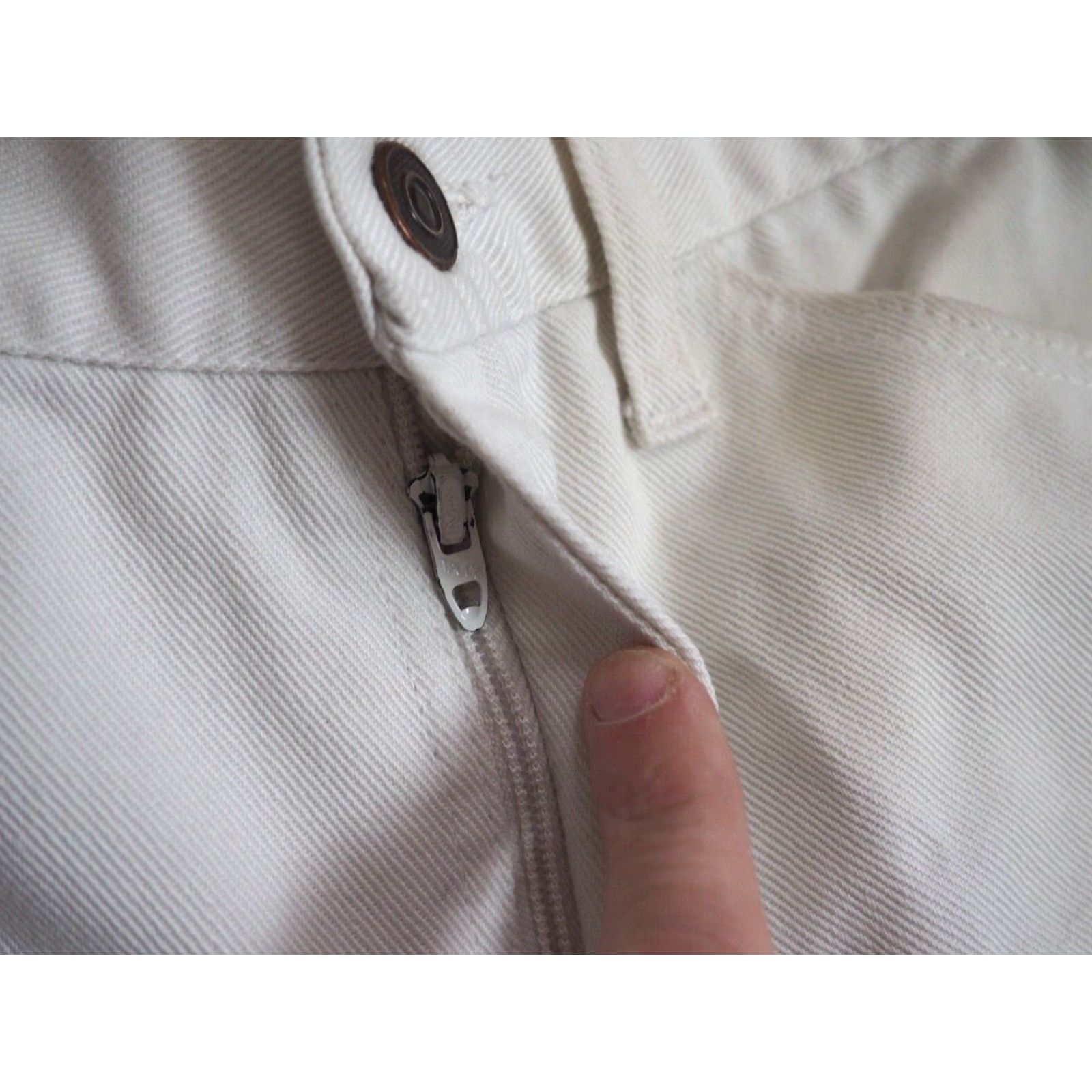JCPenney VTG 70s Penneys Ranchcraft White Twill Western Cowboy Pants 29x28 Men’s/Mens Regular Casual 1970s Inseam 28 White Twill Western Look Size US 29 - 6 Thumbnail