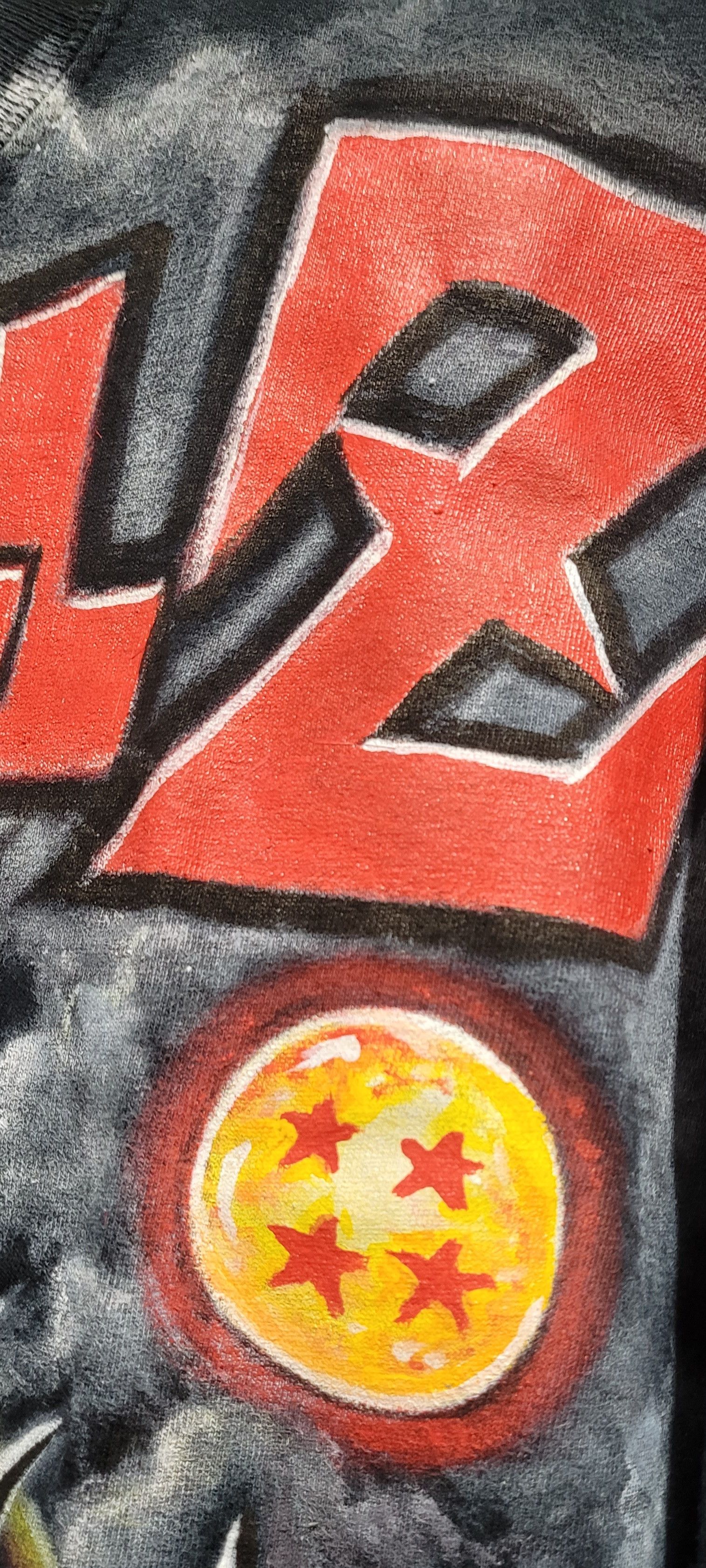 Anime RARE Anime Dragon Ball Z Kid Goku Hand Painting 1 Of 1 Size US XL / EU 56 / 4 - 7 Thumbnail