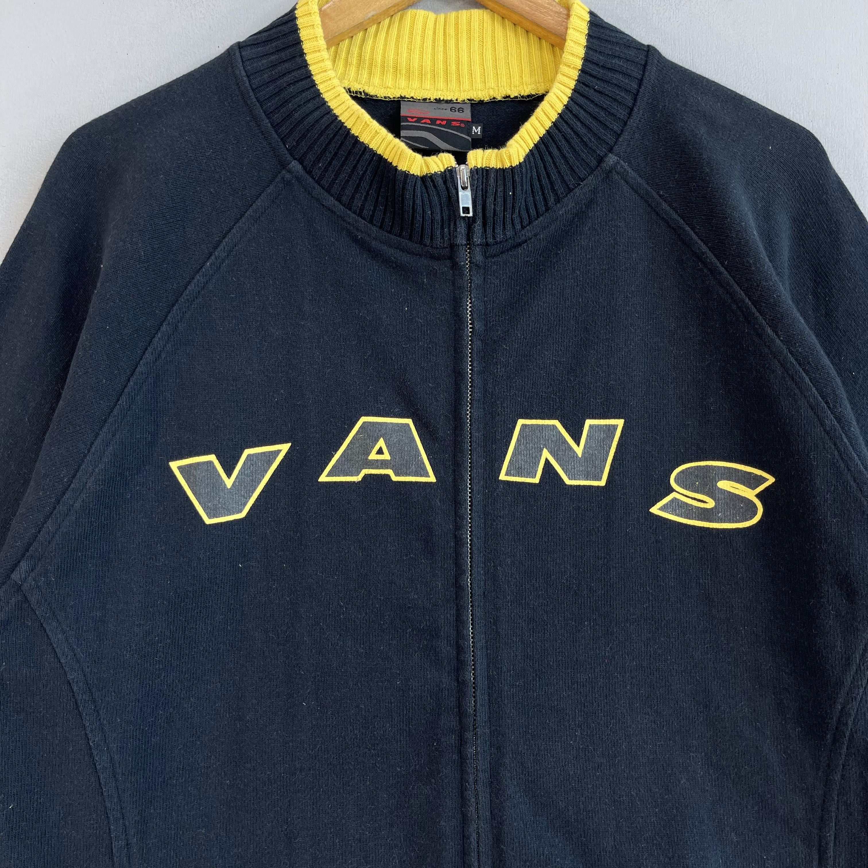Vans Vintage 90s VANS Spellout Embroidery Zipper Sweatshirt Size US M / EU 48-50 / 2 - 2 Thumbnail