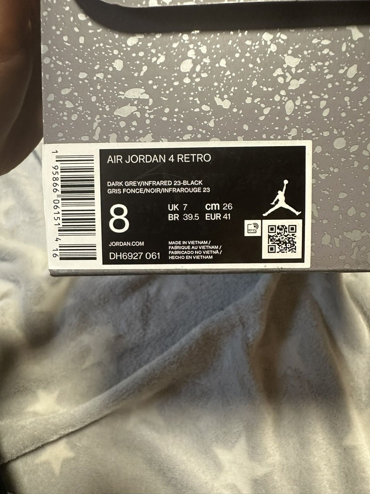 Nike Jordan 4 Infrared Size US 8 / EU 41 - 4 Thumbnail