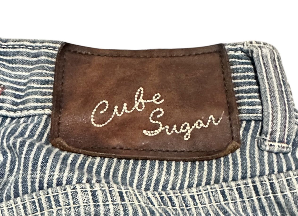 If Six Was Nine Vintage Japanese Workwear Cube Sugar Hickory Straight Jeans Size US 29 - 9 Thumbnail