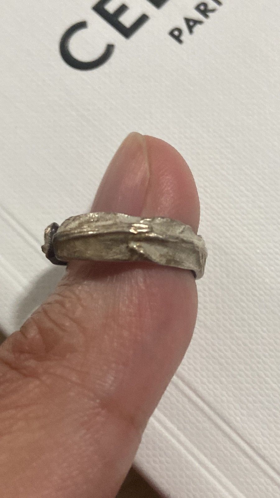 DETAJ Detaj x Uma Wang Silver Thyme Adjustable Ring Size ONE SIZE - 9 Thumbnail